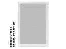 Insektenschutzgitter / Fliegengitter für Fenster "Elegant" bis 80 x 100 cm - Rahmen: weiß